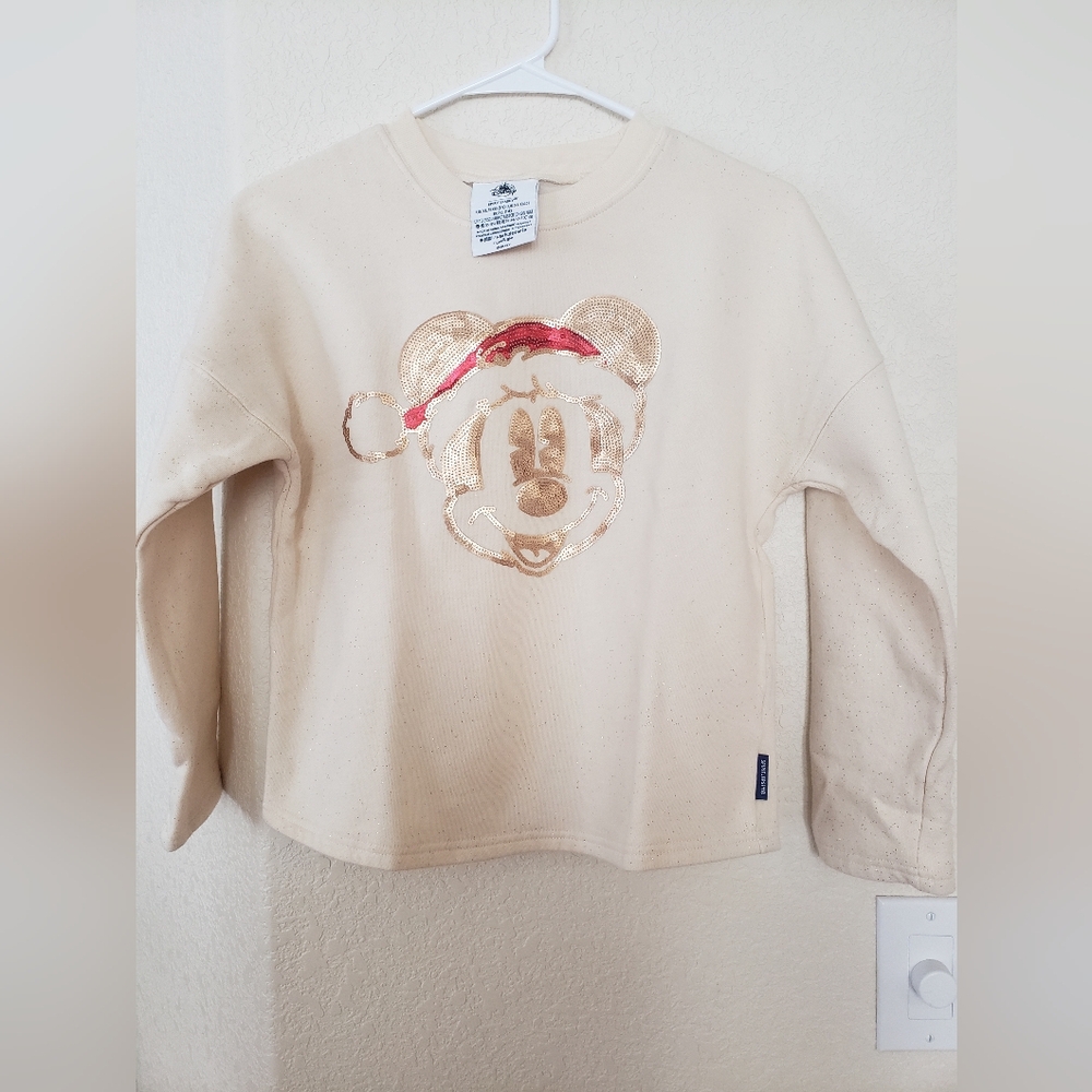 Disney Kids Cream and Gold Mickey Mouse Spirit Jersey